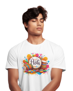 Bright Happy Holi T-Shirts by Printalyst – Perfect for Men