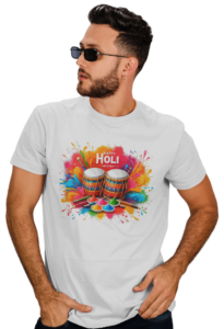 Holi T-Shirts for Men – By Printalyst (Holi Celebration)