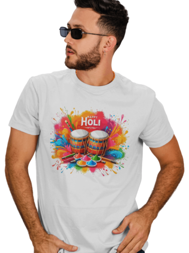 Holi T-Shirts for Men – By Printalyst (Holi Celebration)