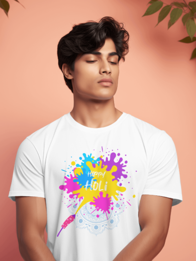 Men’s Holi T-Shirt – Premium Polyester by Printalyst