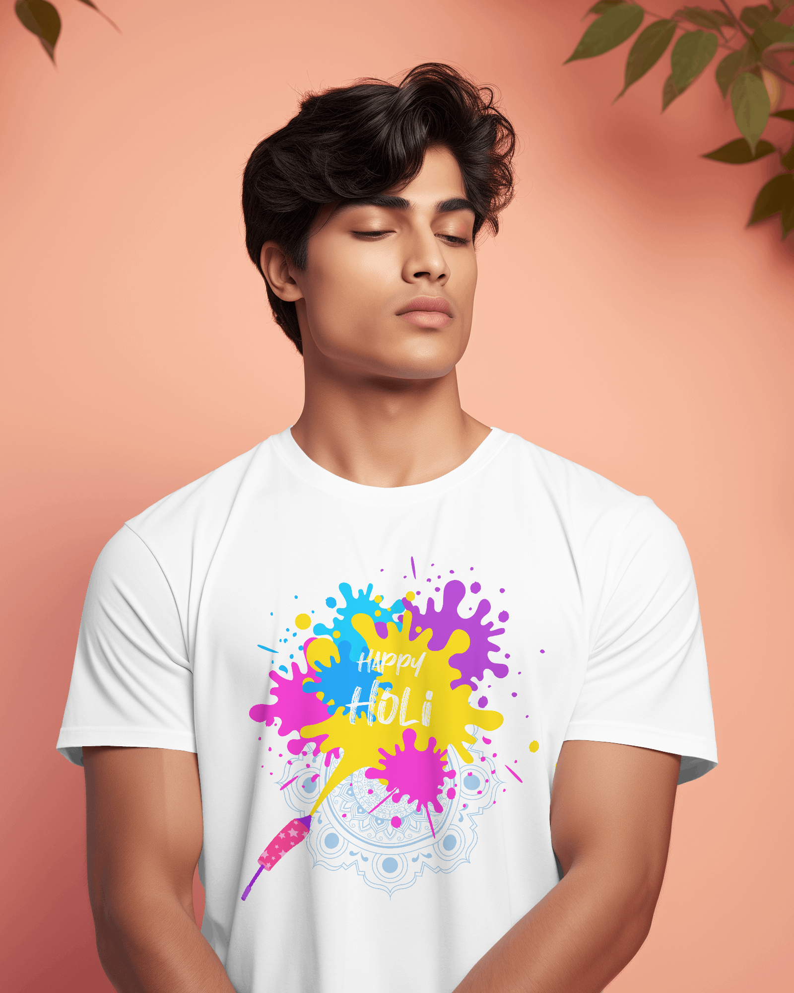 Men’s Holi T-Shirt – Premium Polyester by Printalyst