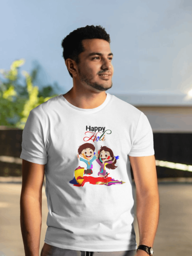 Festive Holi T-Shirt – By Printalyst (Bright and colorful)