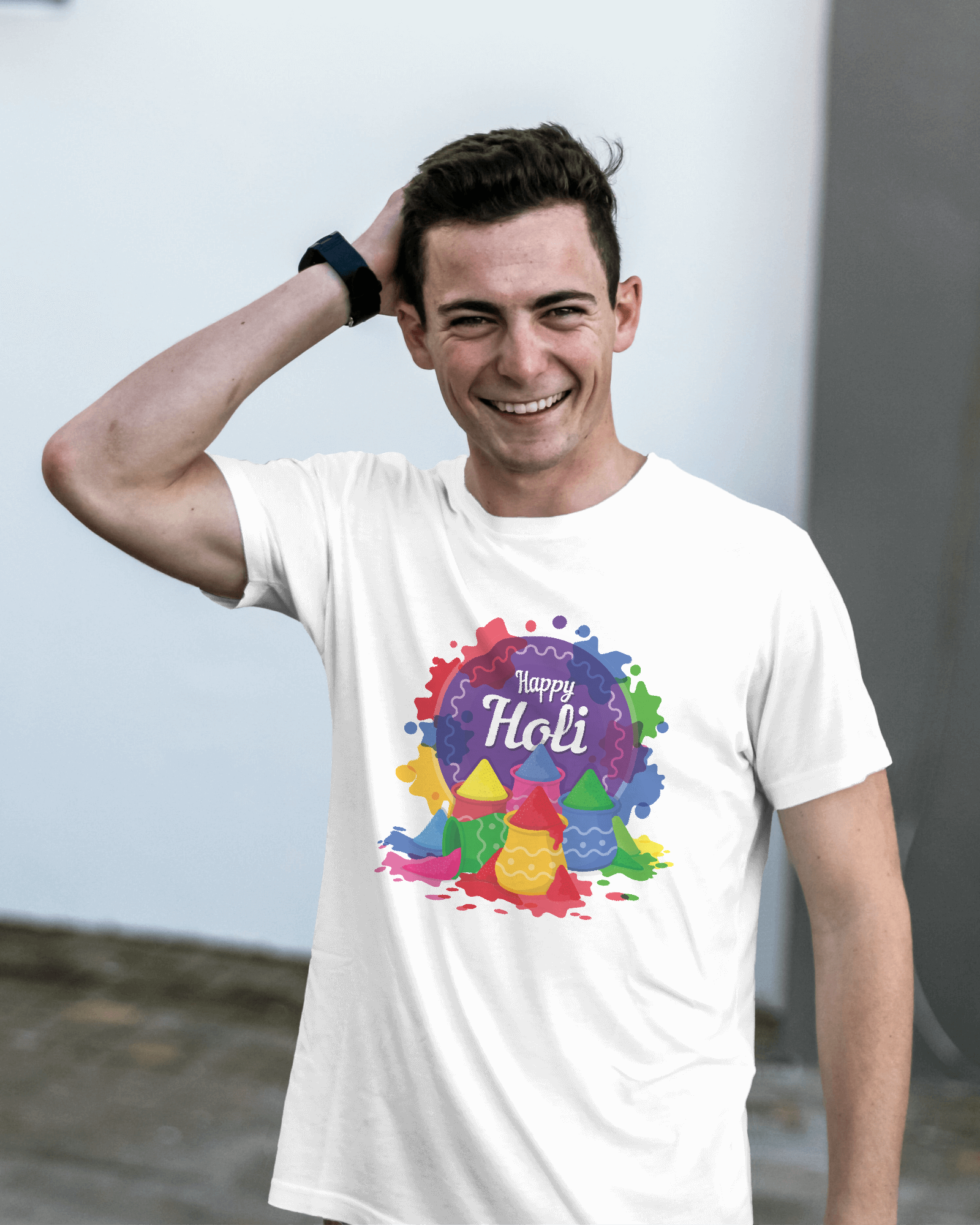 Men’s Holi Festival T-Shirt – By Printalyst