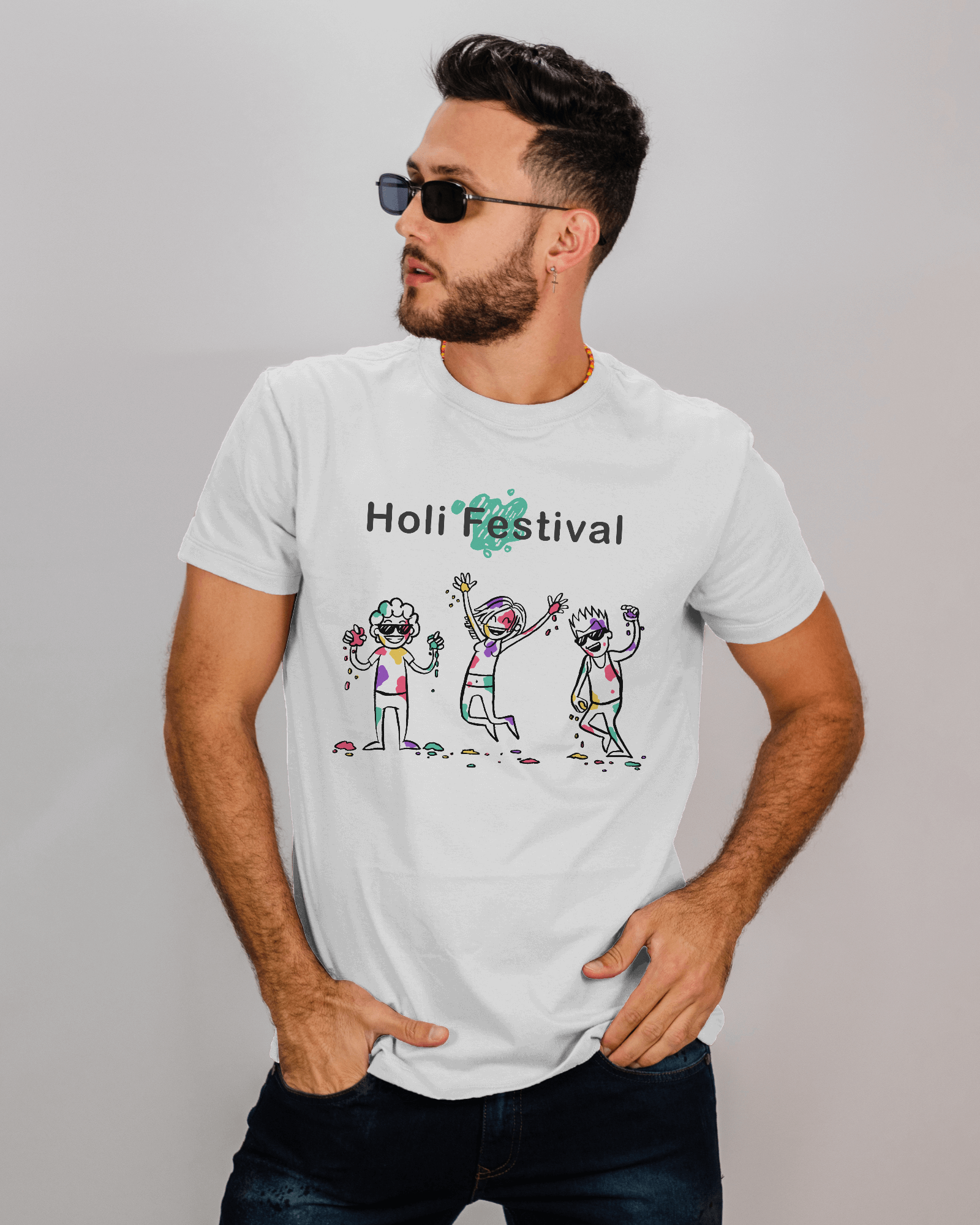Men’s Holi T-Shirt – Festive Wear by Printalyst
