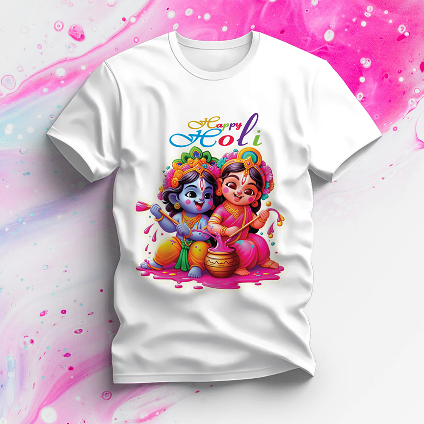 Printalyst Exclusive Holi T-Shirts – Celebrate Colors in Comfort
