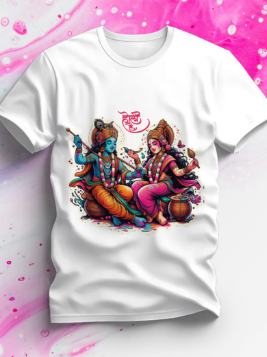 Holi Festival T-Shirts for Men – Printalyst Lightweight Polyester