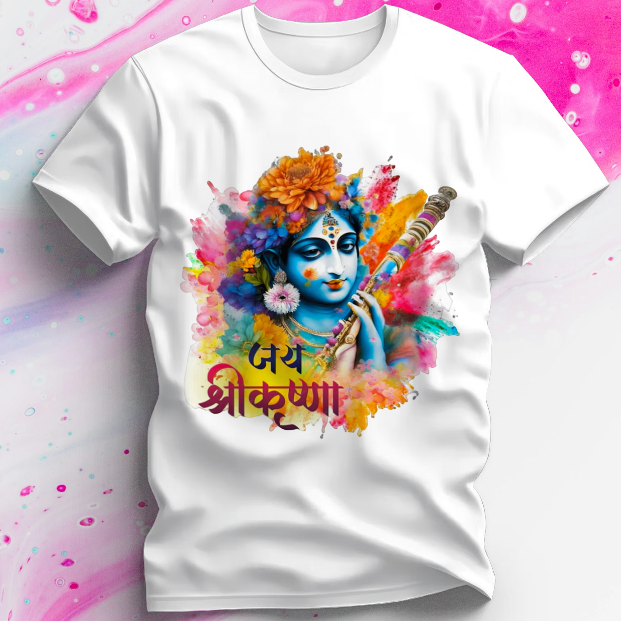 Holi Special Polyester T-Shirts - Splash-Ready & Stylish