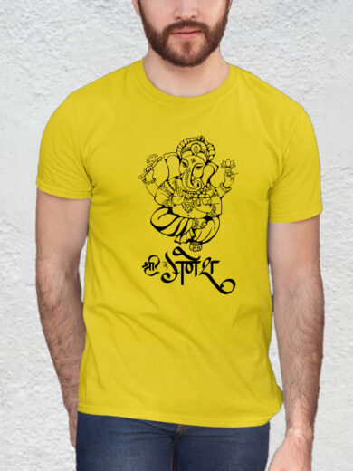 GANESH JI CLASSIC | PRINTED T-SHIRT