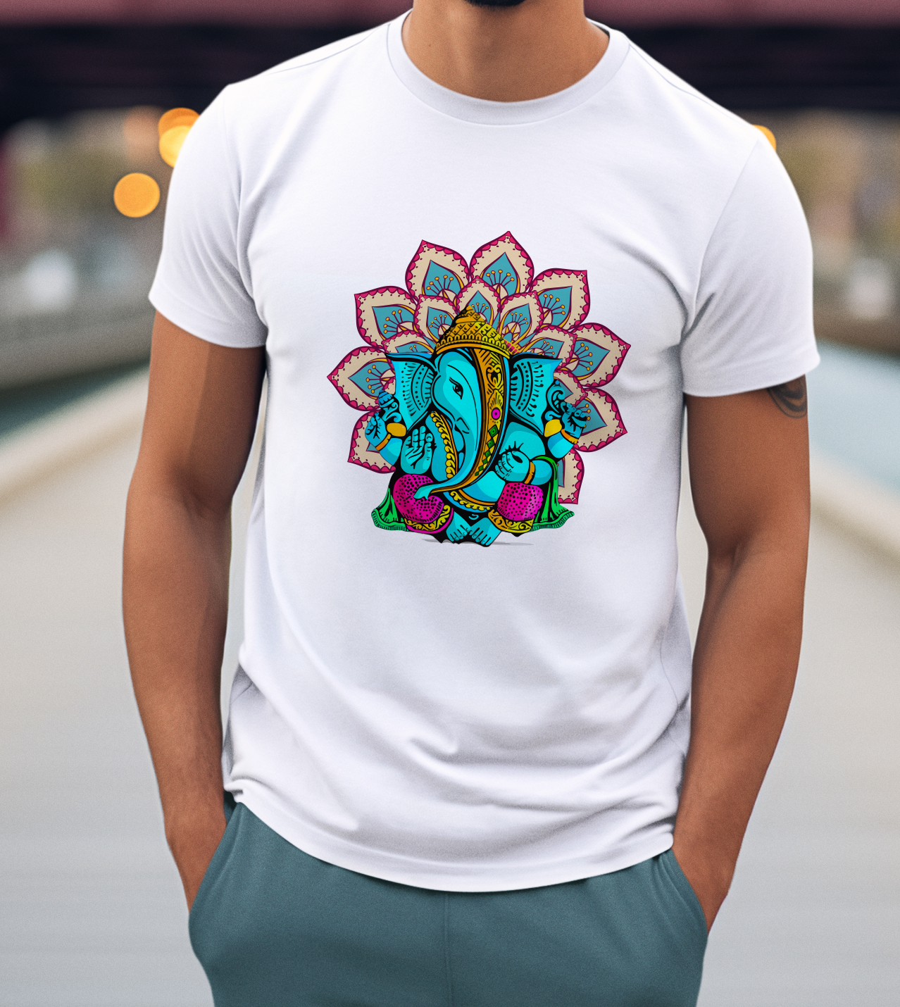 GANPATI JI PRINTED -TSHIRTS