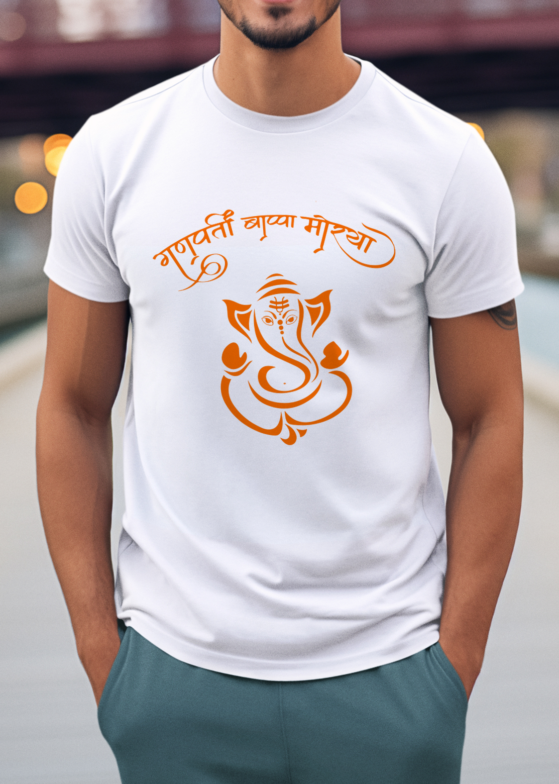 GANPATI BAPPA MORIYA | PRINTED T-SHIRT