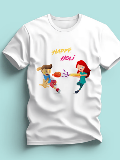 Fun Holi T-Shirt for Kids – Sizes for All Ages by Printalyst