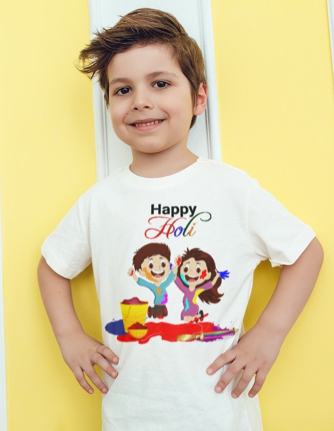 Holi T-Shirt for Kids by Printalyst– All Sizes & Colors