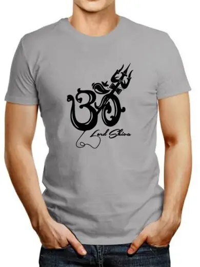Om Symbol Grey T-Shirt | Modern Spiritual Wear